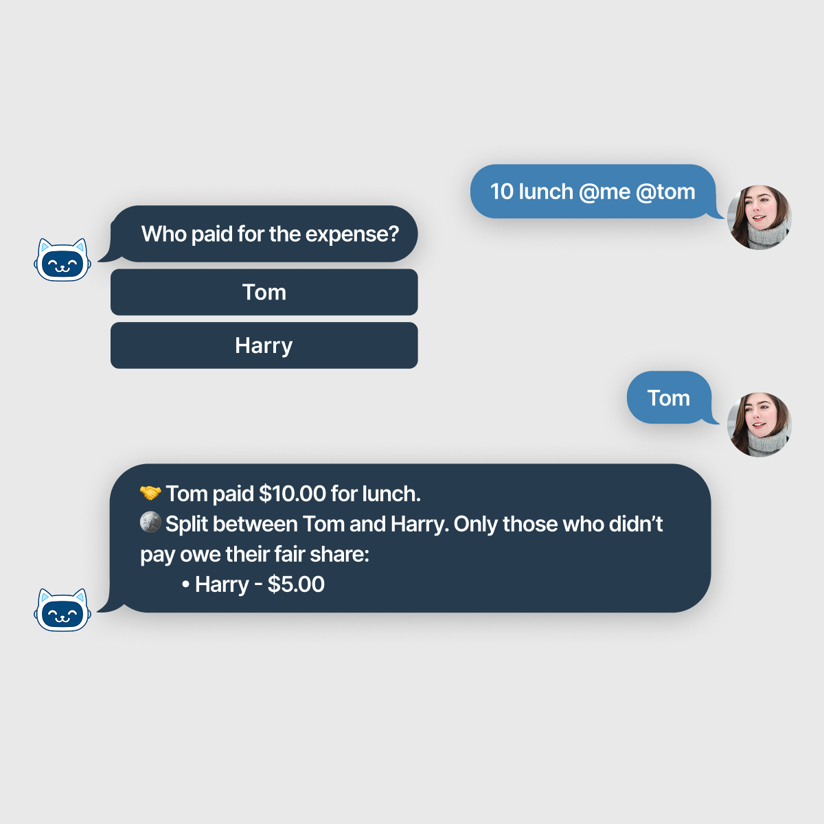 Split group expenses.