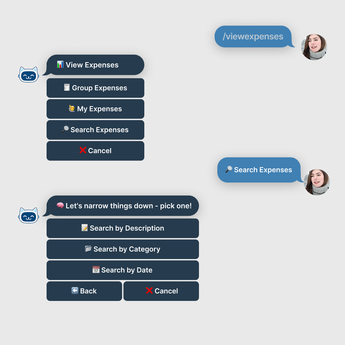 View & track expenses